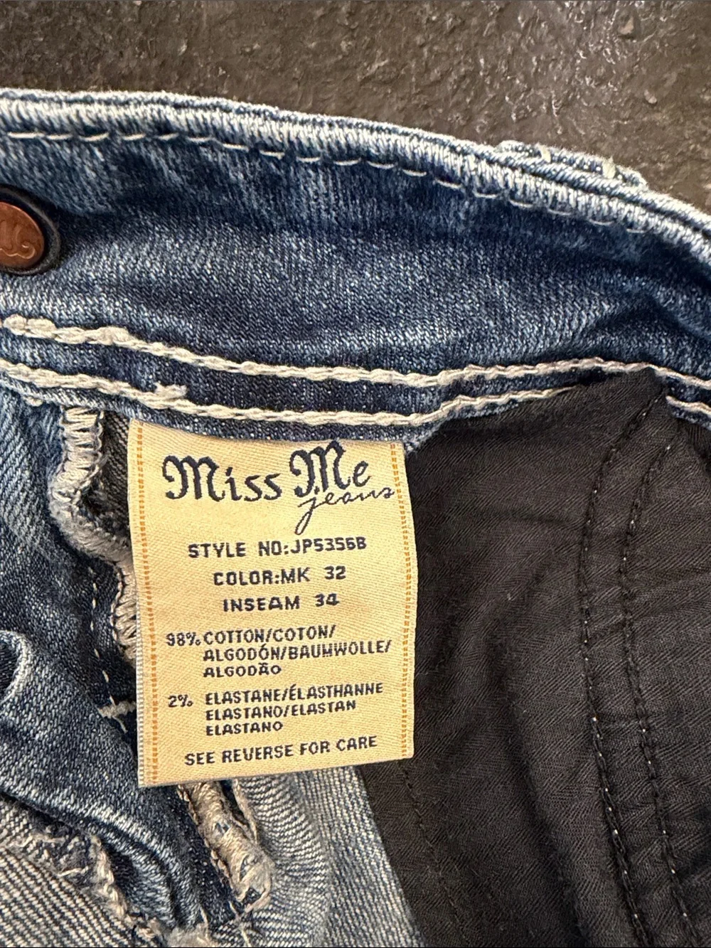 Miss Me Blue Boot Jeans